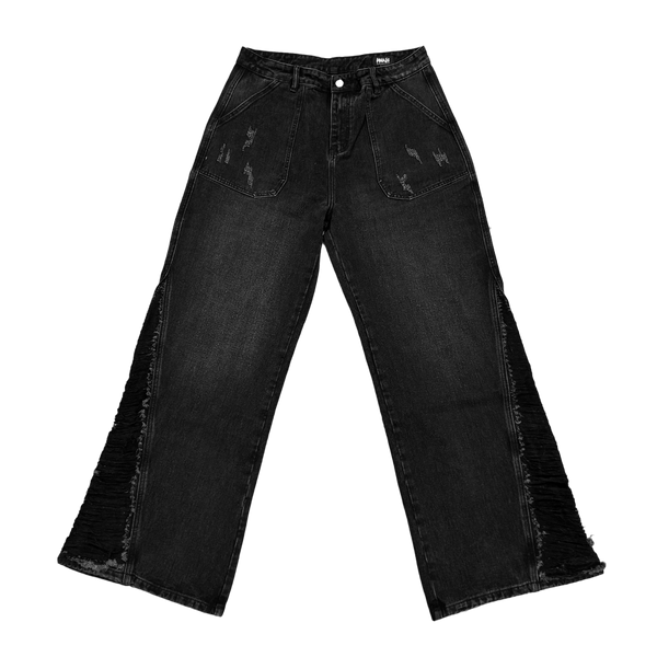 Resurge Jeans distressed black denim
