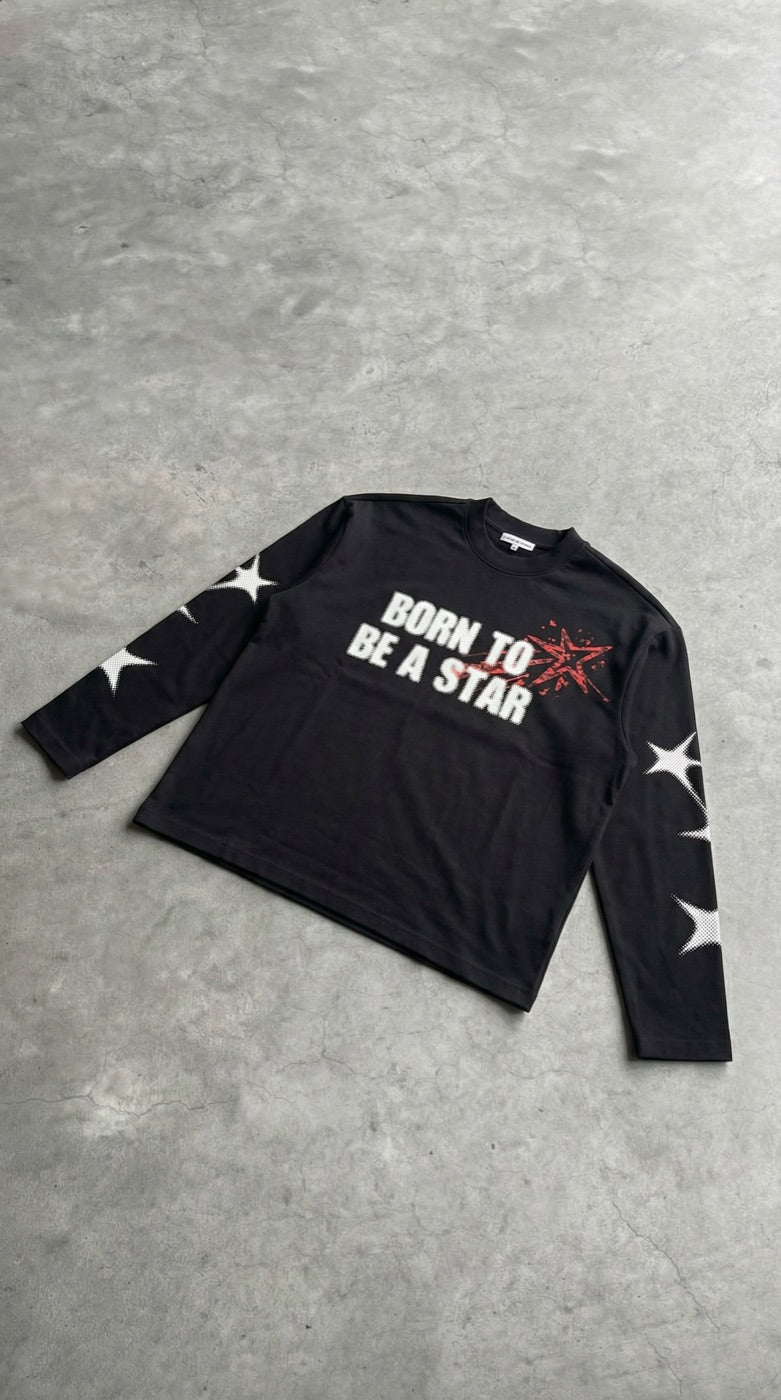 Born To Be A Star longsleeve, black